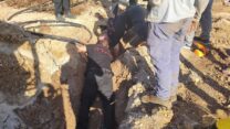 אתר התאונה סמוך למעיין ברוך (צילום: כב"א)