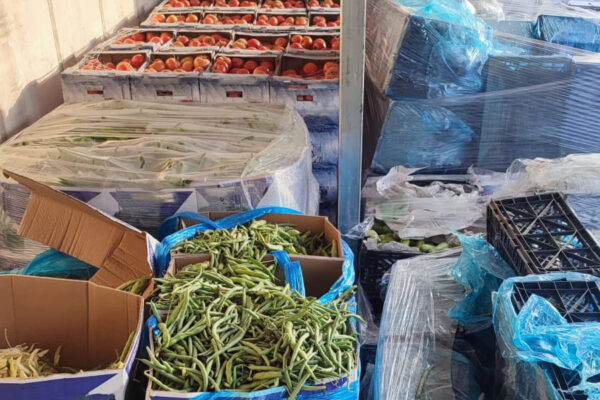 19 טון ירקות לא מפוקחים מהשטחים נתפסו ליד ירושלים