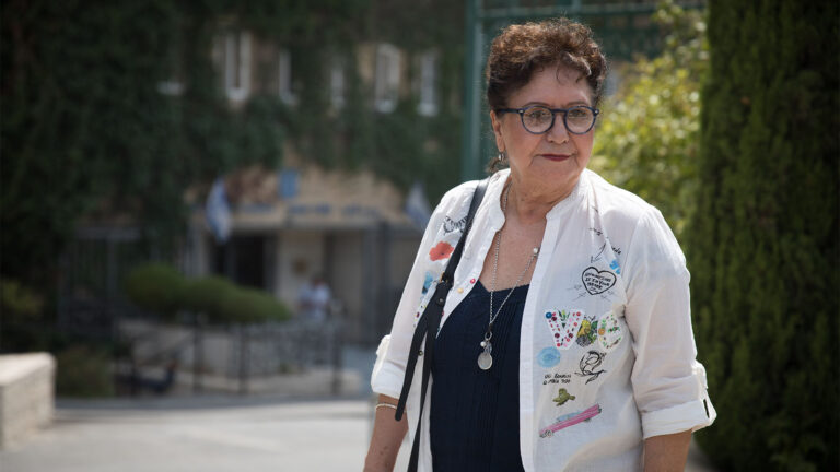 Ilana Cohen, Chairwoman of the Nurses’ Union: “The writing is on the wall.” (Photo: Hadas Parush / Flash90)