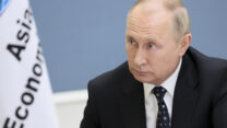 נשיא רוסיה, ולדימיר פוטין (צילום: Mikhail Metzel, Sputnik, Kremlin Pool Photo via AP)