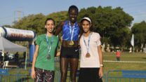 לונה צ'מטאי סלפטר זוכה באליפות ישראל במרוצי שדה (צילום: מקסים דופליי, באדיבות איגוד האתלטיקה)