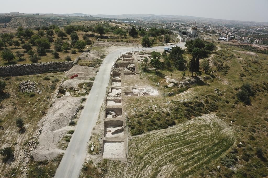 אתר החפירות תל זיף בדרום הר חברון (צילום: דוברות מתפ"ש)