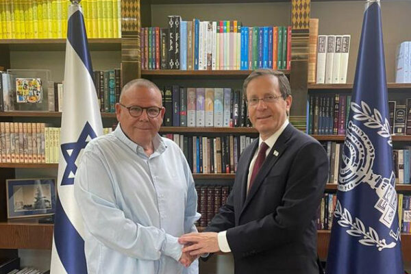 הנשיא הרצוג נפגש עם יו"ר ההסתדרות בר-דוד