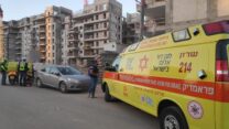 תאונת עבודה באתר בניה בפרדס חנה כרכור (צילום: תיעוד מבצעי מד"א)
