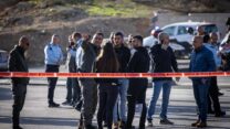 זירת פיגוע הדקירה בירושלים (צילום: יונתן זינדל/פלאש 90)