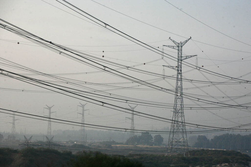 רשת חשמל (צילום: נתי שוחט/פלאש90)
