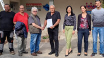 חתימת הסכם קיבוצי בין ועד עובדי רפת הגליל להנהלה (קרדיט: דוברות ההסתדרות)