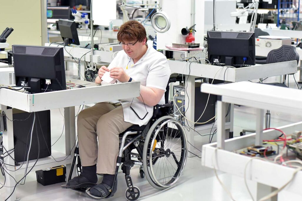 A worker with disabilities.  "The most important thing for us is that someone believes in our abilities and does not just see the disability." (Photo Illustration: Shutterstock)