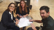 הסכם קיבוצי לעובדי חברת QAS (צילום: דוברות ההסתדרות)