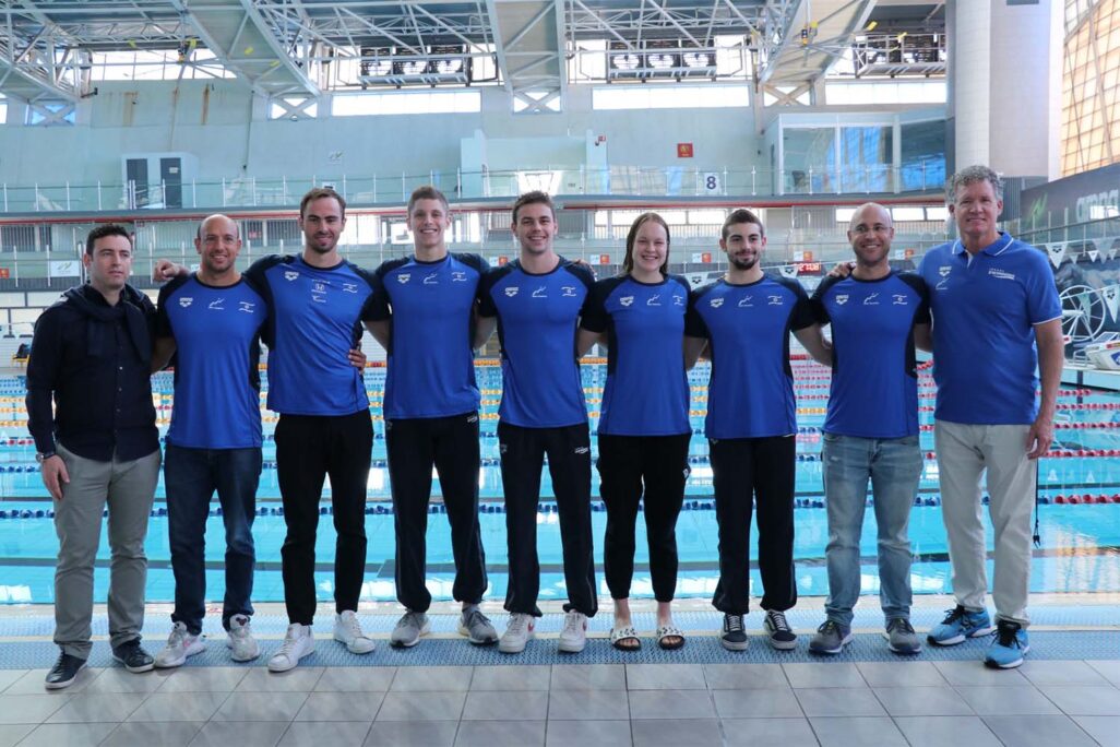 נבחרת ישראל בשחייה (צילום: באדיבות איגוד השחייה)