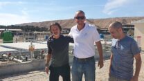 מתקן אגירה החשמל מבוסס מים ואוויר של חברת אוגווינד בקיבוץ יהל (צילום: ארז רביב)