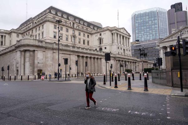 הבנק המרכזי של בריטניה (צילום: AP/Alberto Pezzali File)