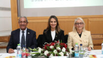 מנכ"לית משרד החינוך דלית שטראובר (מימין), השרה יפעת שאשא-ביטון וסגנה מאיר יצחק הלוי (צילום: עודד קרני, לע"מ)