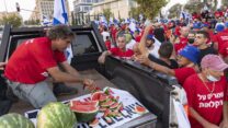 הפגנת חקלאים בירושלים בדצמבר 2021. עכשיו הזמן לחזק את הייצור המקומי והביטחון התזונתי (צילום ארכיון: אוליבייה פיטוסי/פלאש90)