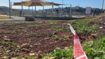 גן המשחקים בביר אל-מכסור aבו נורה למוות הילד עמאר אל-שייח חוג'יראת (צילום: יהל פרג')