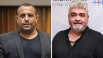 יו"ר פורום העצמאים בהסתדרות רמי בז'ה (מימין), וסגן השר במשרד ראש הממשלה אביר קארה (צילומים: אלבום פרטי, פלאש 90)