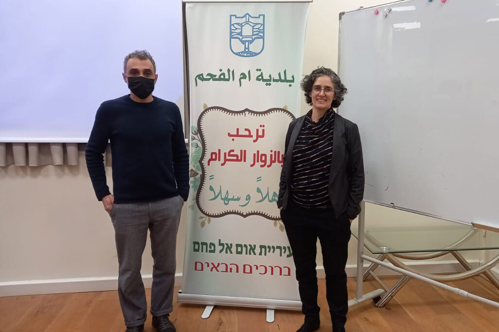 חוקרי המיזם Inclusion, שירלי רקח ורפאל כהן. "השילוב בין חלקי התכנית יביא לתוצאות הטובות ביותר" (צילום: יהל פרג') محققا مبادرة Inclusion، شيرلي ركح ورفائيل كوهين. الدمج بين أجزاء الخطة يؤدي إلى أفضل النتائج (تصوير: ياهل فرج)