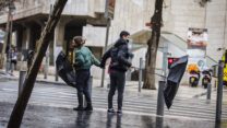 קר וגשום בירושלים (צילום: אוליבייה פיטוסי / פלאש90)