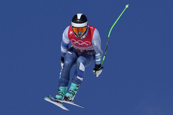 גולש הסקי הישראלי ברנבש סולוש. הגיע למקום ה-6 במקצה המשולב (צילום: AP Photo/Robert F. Bukaty)