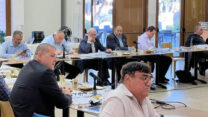 דיון על הקמת קרן פנסיה לעובדי קק"ל (צילום: דוברות קק"ל)