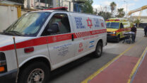 זירת תאונת עבודה (צילום אילוסטרציה: דוברות מד״א)