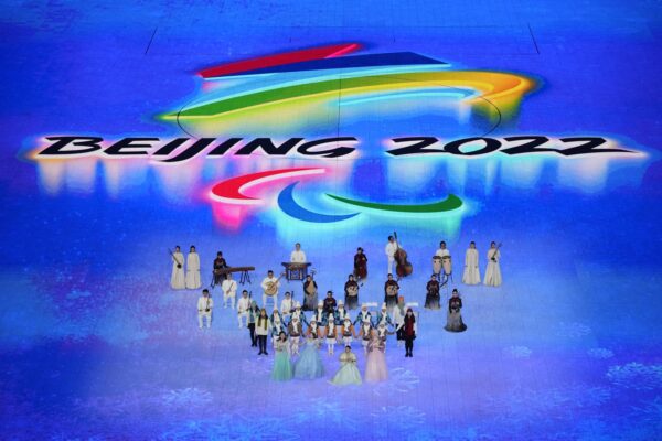טקס הפתיחה של משחקי החורף הפראלימפיים בבייג'ינג (צילום:  Photo/Dita Alangkara)