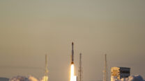 שיגור לווין של משמרות המהפכה באיראן (צילום: Iranian Defense Ministry via AP)