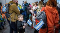 עולים מאוקראינה בכניסה לנתב"ג (צילום ארכיון: נתי שוחט/פלאש90)
