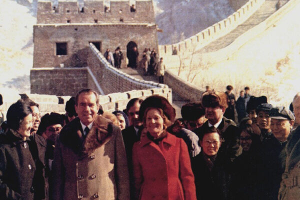 הנשיא האמריקאי ריצ'רד ניקסון בביקור ההיסטורי בסין ב-1972 (צילום: ויקיפדיה)