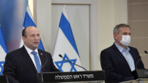 ראש הממשלה נפתלי בנט, שר הבריאות ניצן הורוביץ (צילום ארכיון: קובי גדעון / לע"מ)