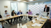 ישיבת בכירי משרד הבריאות בהשתתפות מנכ״ל המשרד הפרופסור נחמן אש (צילום: דוברות משרד הבריאות)
