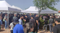 הלווייתו של תומר מורד ז״ל שנרצח בפיגוע בתל אביב (צילום: ניצן צבי כהן)