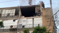 זירת הפיצוץ בראשון לציון (צילום: חברה לביטחון עיריית ראשון לציון)