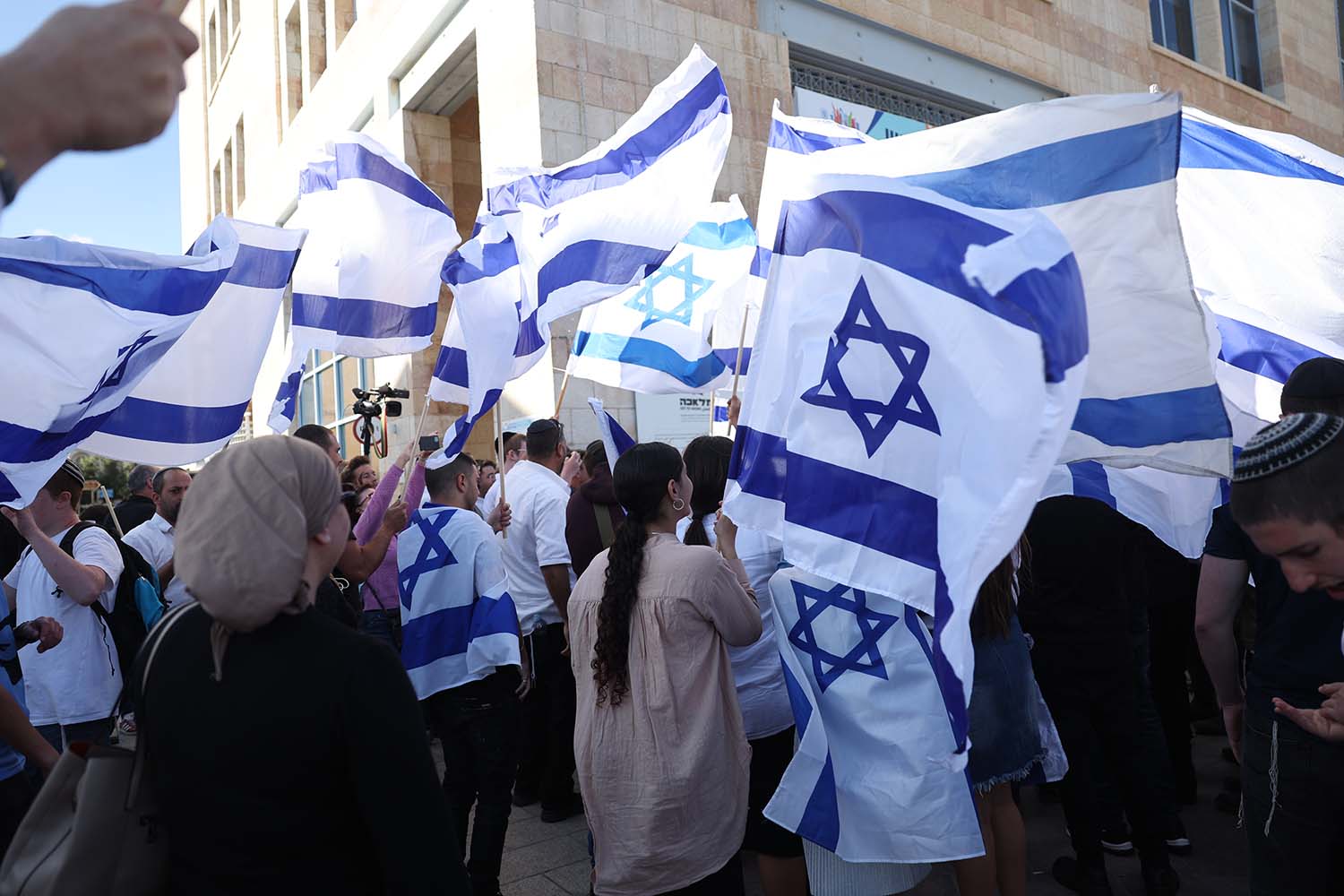 מצעד הדגלים בירושלים (צילום: יונתן זינדל/פלאש 90)