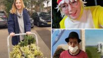 מימין למעלה: נועם גרייף, מימין למטה: רון ציון, משמאל: מיכל נוימן. ״זנחו אותנו״ (צילום: אלבום פרטי)