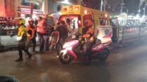 זירת הפיגוע בשער שכם (צילום: דוברות איחוד הצלה)