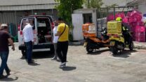 הסופר בבני ברק שבו ננעל עובד במקרר (צילום: איחוד הצלה)