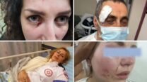 אנשי צוות רפואי שהותקפו בשנים האחרונות (צילומים: מד"א/ הסתדרות האחים והאחיות/ צוות סיעוד באר יעקב/ ועד האחים והאחיות לב השרון)