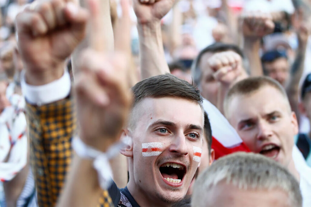 A protest in Belarus against President Alexander Lukashenko. (Archive photo: Reuters / Vasily Fedosenko)
