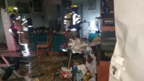 שריפה בנתניה (צילום: כיבוי והצלה)