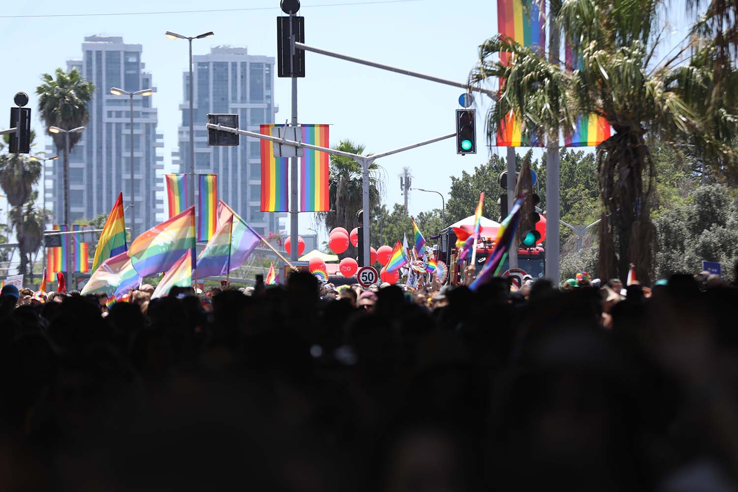 מצעד הגאווה בתל אביב (צילום: דוד פרנקל)