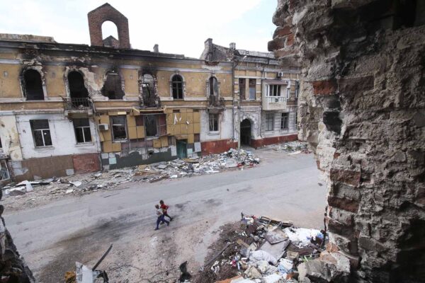 ההרס במריופול, אוקראינה (צילום: AP Photo)