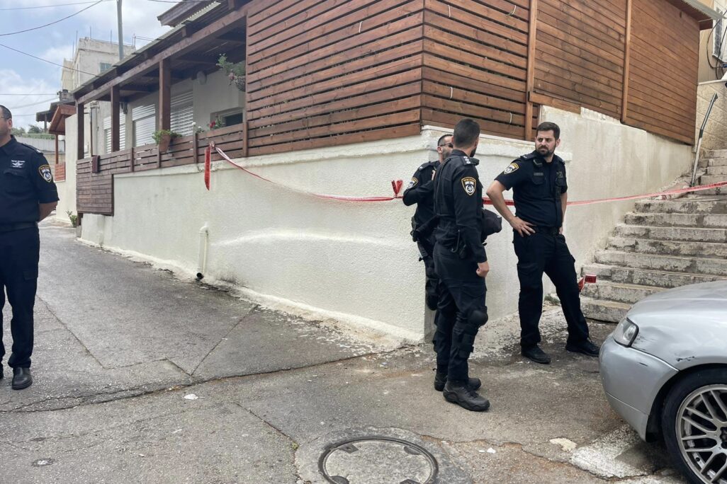 זירת ניסיון הרצח בחיפה (צילום: דוברות משטרת ישראל) זירת ניסיון הרצח בחיפה (צילום: דוברות משטרת ישראל)