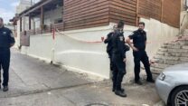 זירת ניסיון הרצח בחיפה (צילום: דוברות משטרת ישראל)