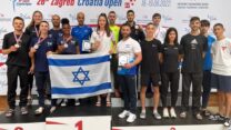 נבחרת הטאקוונדו עם המדליות בגביע העולם (צילום: איגוד הטאקוונדו בישראל)