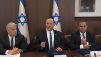 ראש הממשלה נפתלי בנט, בישיבת הממשלה האחרונה בראשותו (צילום: חיים צח/ לע"מ)