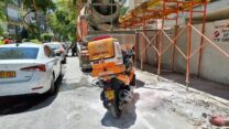 זירת תאונת עבודה (צילום: דוברות איחוד הצלה)