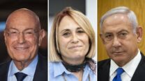 בנימין נתניהו הדס קליין וארנון מילצ'ן (צילומים: יונתן זינדל/אוליבייה פיטוי/פלאש90, Vianney Le Caer/Invision/AP)