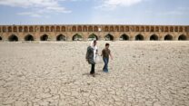נחל שהתייבש באיראן (צילום: AP Photo Vahid Salemi, File)
