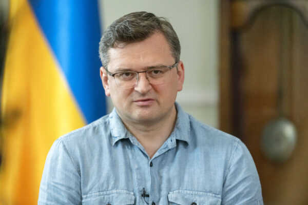שר החוץ האוקראיני, דמיטרו קולבה (צילום: AP Photo/Andrew Kravchenko)